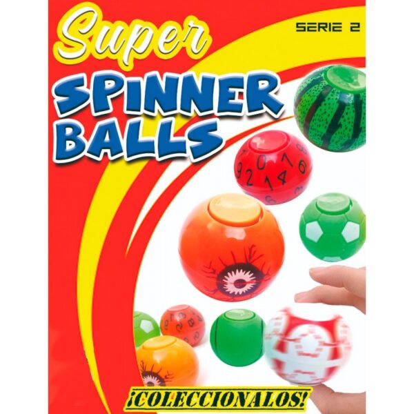 100 Cápsulas 2” Super Balones Spinner