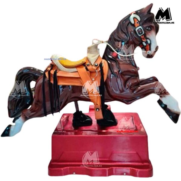Caballo con silla Kiddie Ride Montable Infantil Tragamonedas