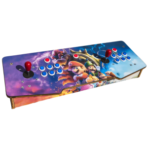 Tablero arcade multijuegos Pandora con diseño compacto y sistema de juegos integrado