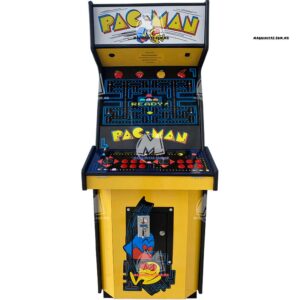 Maquinita Arcade Pacman Clasica Arcade incluye 32,000 juegos retro, ideal para tu residencia, centro de videojuegos, empresa, casa de campo, y mucho lugares más.