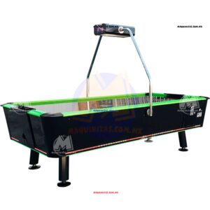 Mesa Hockey de Aire Profesional Luces Led alrededor y Música. Especial para uso rudo. Exclusiva en Maquinitas.com.mx