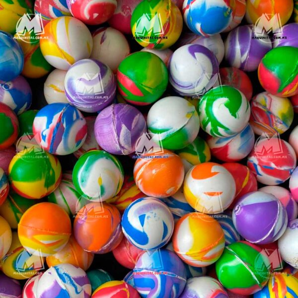 100 Pelotas Locas Botonas Económica 32 mm