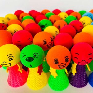 Cápsulas de 2'' Resortitos Saltarines para Maquinas Vending, Cápsuleras y Chicleras