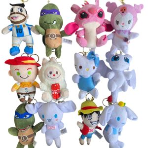 Llavero Peluche Mediano ideal para Maquina Mini Garra Tankman Elite Fighter, Regalos o Premios.