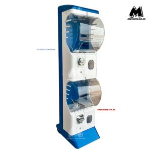 Nuevo modelo de Cápsulera Tipo Tommy Metalica 2'' Doble contenedor de cápsulas y pelotas botonas.