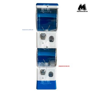 Nuevo modelo de Cápsulera Tipo Tommy Metalica 2'' Doble contenedor de cápsulas y pelotas botonas.