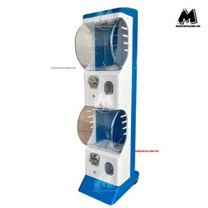 Nuevo modelo de Cápsulera Tipo Tommy Metalica 2'' Doble contenedor de cápsulas y pelotas botonas.