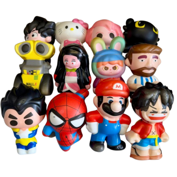 12 Figuras y personajes Squishies para Mini Garra