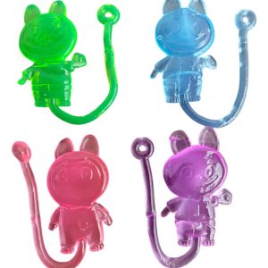 Labubu Sticky Pegajoso con cápsulas de 2 pulgadas – Juguete sorpresa para máquinas vending, cápsuleras y chicleras.
