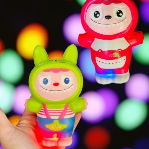 Squishies Labubus Luminosos para Maquinas Mini Garra Elite, Tankman, Mini Doll, Tank Fighter