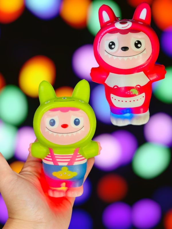 12 Squishies Labubu Liminosos