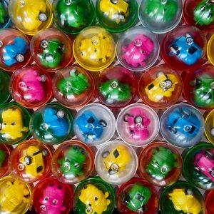 Cápsulas 2'' Carrito de fricción Cocodrillo, Nuevo producto para Maquinas vending capsuleras chicleras de 2 pulgadas, Rellena las Maquinas