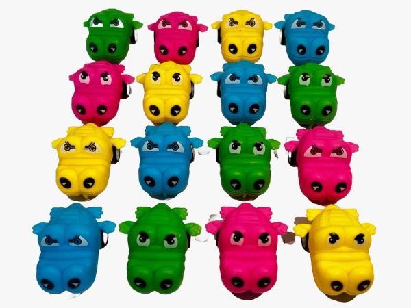 100 Cápsulas 2” Carrito de Fricción Cocodrilo