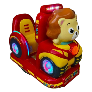 Montable infantil león rojo para negocio