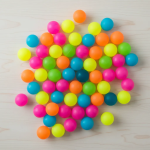 Pelotas ice de 32 mm en colores surtidos para chiclera vending