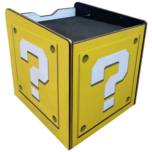 Base tipo cubo con signo de interrogación para mini garra Tank Elite