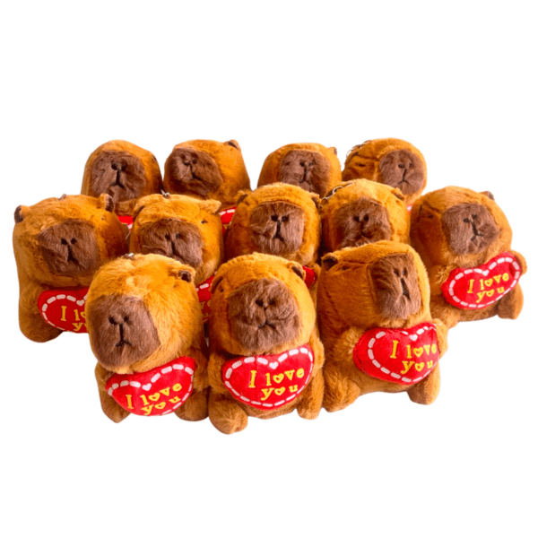 Peluche Capibara – Paquete 12 piezas