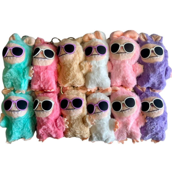 Peluche Labubu con Lentes – Paquete 12 piezas