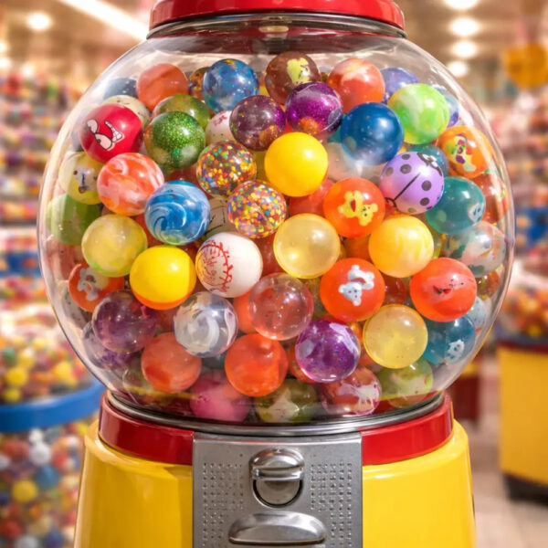 50 Pelotas Locas Botonas 2 Pulgadas Para Capsulera Chiclera