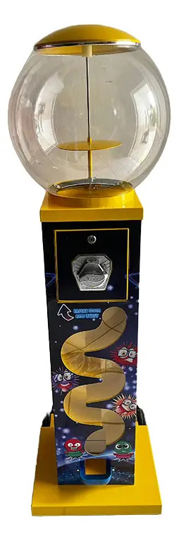 Capsulera Globo Espiral 2 Pulgadas Vending Amarillo