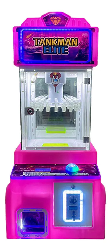 Maquina Tank Elite Clip Clamp Vending Rosa Chicle