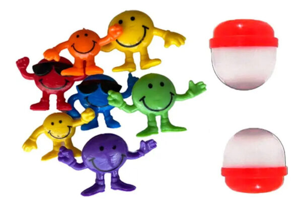 Caritas Feliz Vending 100 Capsulas De 2 Pulgadas