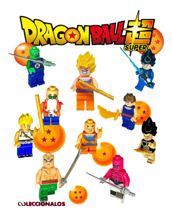 Capsula 2 Lego Dragon Ball Para Capsulera Vending