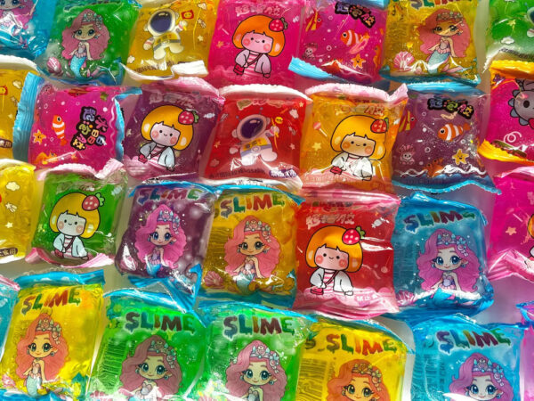 100 Capsulas De Slime 2 Pulgadas Vending