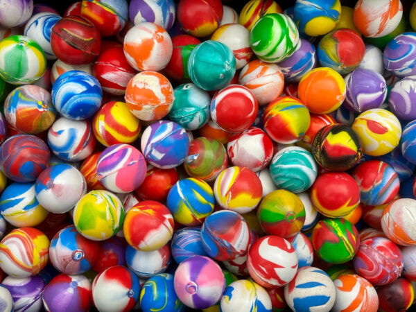 100 Pelotas Botonas 32mm Para Peloteras Chicleras Vending