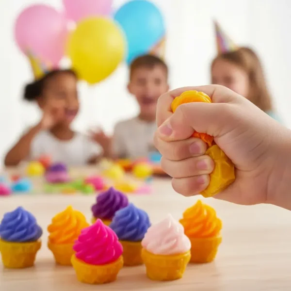 100 Cápsulas 2 Nieves De Colores Squishy Fiesta Rosa Claro