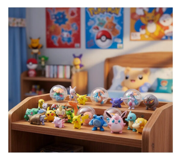 500 Cápsulas Pokemon Miniatura 2 Pulgadas Maq Gdl