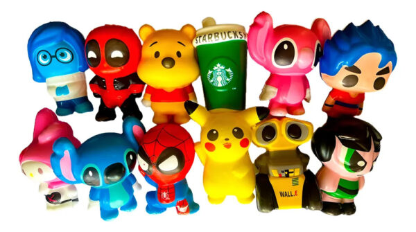 Squishies Premium 9 – 13 Cm Para Maquina Mini Garra 12 Piezas