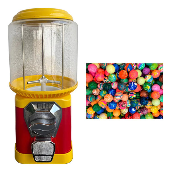 Maquina Bee Vending Bola Para $5 + 250 Pelota Loca Botona