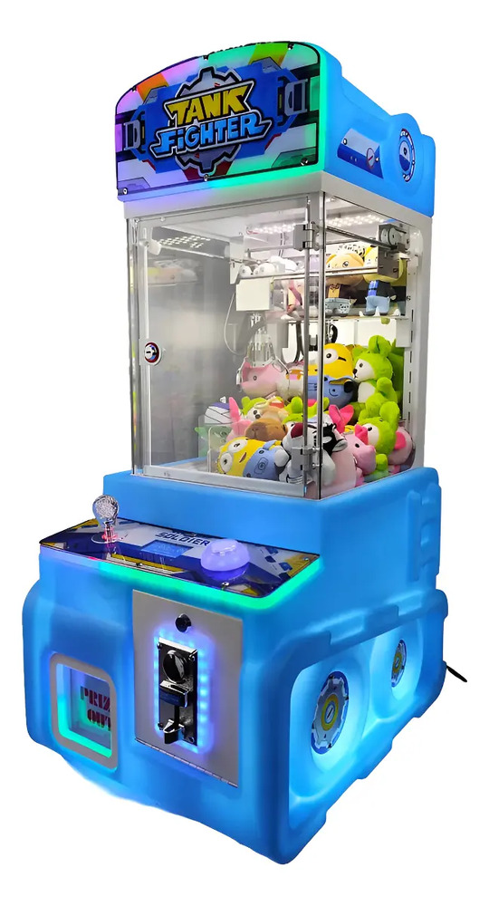 Maquinita Atrapa Peluche Vending Tank Fighter Envio Gratis – Azul