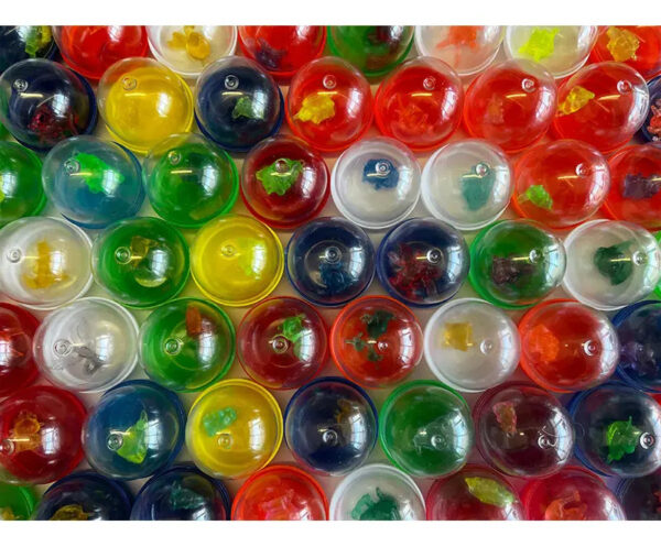 Pokemon Transparentes 100 Capsulas 2 Pulgadas Vending