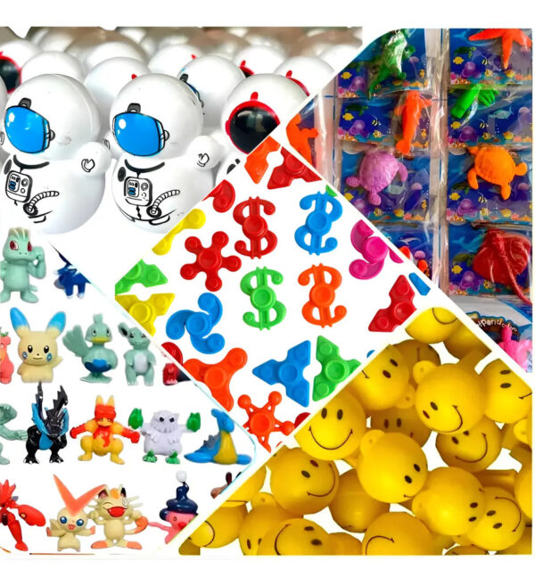 Mix 200 Juguetes En Capsulas 2 Pulgadas Surtido Vending