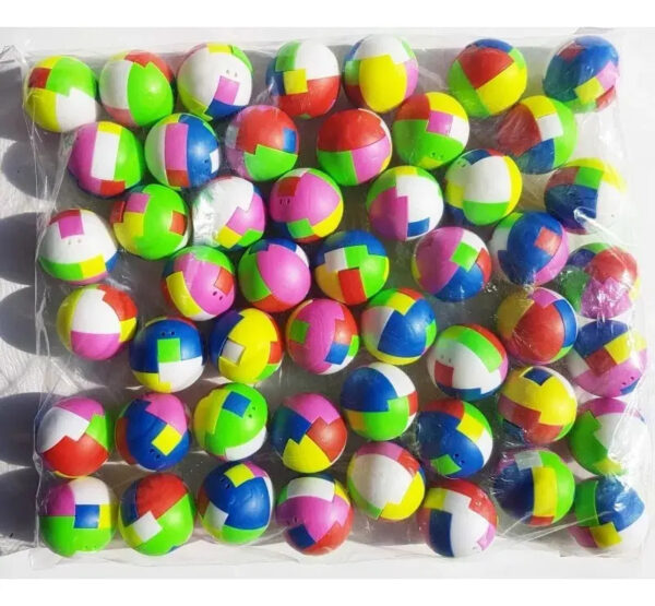 200 Pelotas 2 Armable Rompecabezas Para Capsulera Vending