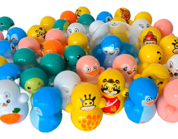 400 Capsulas Con Juguete Balancin 2 Pulgadas Vending