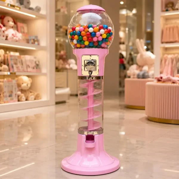Chiclera Espiral Vending Capsula 2 Maquina Negocio $10 Rosa