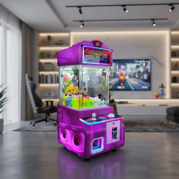 Kit Maquinita Peluchera Tank Elite Con Luz Led Violeta