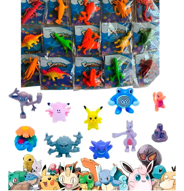 Mix 200 Capsulas 2 Pulgadas Surtido Crecencios Y Pokemones
