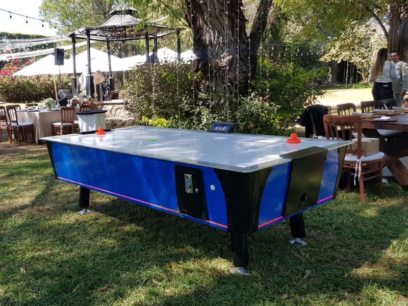 Renta de mesa de air hockey para eventos en Guadalajara