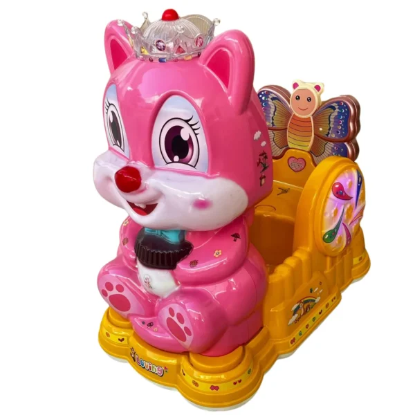 Montable Infantil Ardilla con Pantalla y Volante