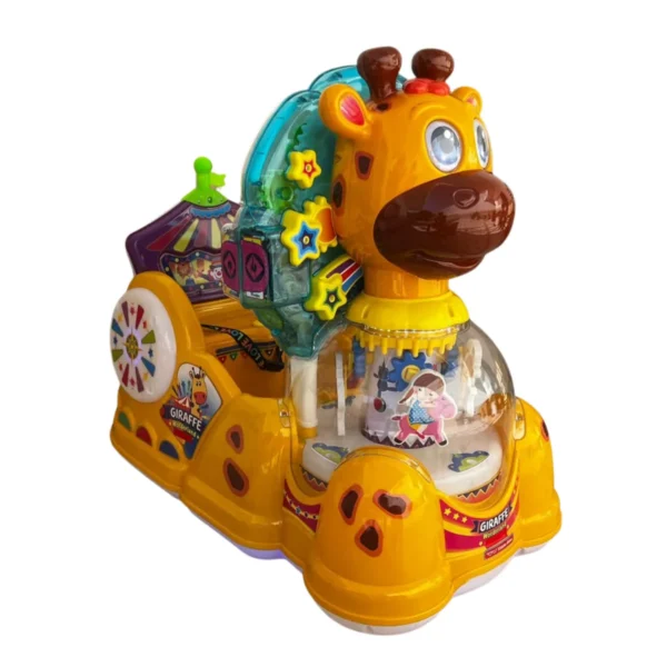 Montable Infantil Jirafa con Juegos Interactivos y Volante